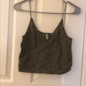 Free people lace tank- M
